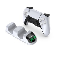 Nabíjačka 2x DualSense Pad PS5 Nabíjacia stanica Nabíjačka 2x DualSense Pad PS5 Nabíjacia stanica
