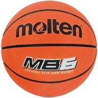 Roztavená oranžová basketbalová lopta MB6 6