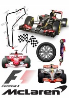 Tlačová sada fondánu Formula 1 F1 Tlačová sada fondánu Formula 1 F1