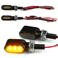 Smerovky LED, 3 diódy M6, univerzálna čierna, schválenie E24 Smerovky LED, 3 diódy M6, univerzálna čierna, schválenie E24