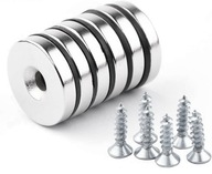 NEODYMOVÝ MAGNET S OTVOROM NA SKRUTKU 25X5 6KS NEODYMOVÝ MAGNET S OTVOROM NA SKRUTKU 25X5 6KS