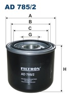 Skrutkovací olejový filter Filtron AD 785/2