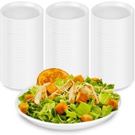 Jednorazové biele plastové taniere 22cm 100 ks. Jednorazové biele plastové taniere 22cm 100 ks.