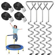 ZEMNÁ KOTVA PRE TRAMPOLÍNY, HOJDÁČKY, 4 X KOTVA NA UPEVNENIE STANOV ZEMNÁ KOTVA PRE TRAMPOLÍNY, HOJDÁČKY, 4 X KOTVA NA UPEVNENIE STANOV