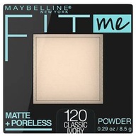 MAYBELLINE FIT ME MATTE PORELESS FACE POWDER - 120 CLASSIC IVORY - 8,2 g