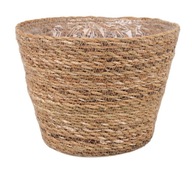 OKRUHOVÝ KOŠÍK BOHO NA MORSKÚ TRÁVU 24x24x18 cm OKRUHOVÝ KOŠÍK BOHO NA MORSKÚ TRÁVU 24x24x18 cm