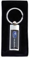 KEYRING SUBARU KEYRING CHROME RECTANGEL KEYRING SUBARU KEYRING CHROME RECTANGEL