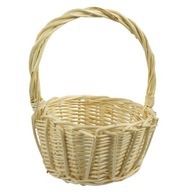 Prírodný prútený košík 22 cm na veľkonočnú dekoráciu Prírodný prútený košík 22 cm na veľkonočnú dekoráciu
