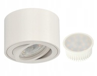 POVRCHOVÁ HALOGÉNOVÁ TRUBKA POHYBLIVÁ BIELA EDO + LED VLOŽKA 5W POVRCHOVÁ HALOGÉNOVÁ TRUBKA POHYBLIVÁ BIELA EDO + LED VLOŽKA 5W
