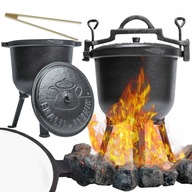 MAĎARSKÝ GRIL kotlík na táborák, smaltovaný poľovnícky hrniec, 10 l MAĎARSKÝ GRIL kotlík na táborák, smaltovaný poľovnícky hrniec, 10 l
