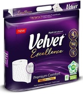 Zamatový toaletný papier 4-vrstvový Excellence 9 kotúčov