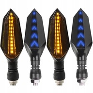 4X LED SIGNALIZÁCIA PRE MOTOCYKEL, SKÚTER, QUAD, MOTOCYKEL, DYNAMICKÉ SCHVÁLENIE 4X LED SIGNALIZÁCIA PRE MOTOCYKEL, SKÚTER, QUAD, MOTOCYKEL, DYNAMICKÉ SCHVÁLENIE