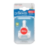 Dr.Browns Standard cumlík na fľašu 1 2 ks Dr.Browns Standard cumlík na fľašu 1 2 ks