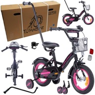 TOMABIKE bicykel 12 palcový vodiaci S košík