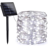 OUTDOOR solárne osvetlenie vianočného stromčeka 200 LED studené OUTDOOR solárne osvetlenie vianočného stromčeka 200 LED studené