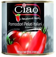 Pelati paradajky 2,5 kg Ciao Pelati paradajky 2,5 kg Ciao