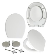 WC sedátko POMALUZAVRETÉ TVRDÉ WC sedadlo Duroplast univerzálne WC sedátko POMALUZAVRETÉ TVRDÉ WC sedadlo Duroplast univerzálne