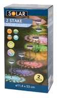 Solárne závesné svietidlo Solar black 53 cm FAREBNÉ Solárne závesné svietidlo Solar black 53 cm FAREBNÉ