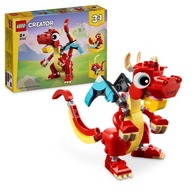 LEGO CREATOR Červený drak 3v1 31145
