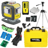 KRÍŽOVÝ LASER NIVEL CL4D-B MODRÁ + SNÍMAČ