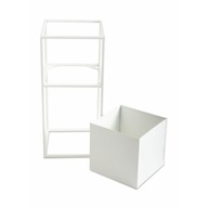 Stojan na kvety, stojan na rastliny, 50 cm, biely Stojan na kvety, stojan na rastliny, 50 cm, biely