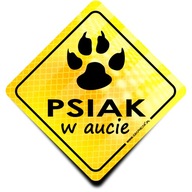 NÁLEPKA CHRÁŇ SVOJHO PSA NÁLEPKA PSA DO AUTA NÁLEPKA CHRÁŇ SVOJHO PSA NÁLEPKA PSA DO AUTA