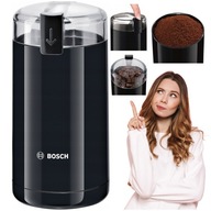 ELEKTRICKÝ MLÝN NA KÁVU BOSCH, ČIERNY 180W, SIEŤOVÝ KÁBEL ELEKTRICKÝ MLÝN NA KÁVU BOSCH, ČIERNY 180W, SIEŤOVÝ KÁBEL