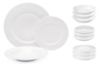 VEČEROVÁ SERVISNÁ SADA PORCELÁNOVÝCH TANIER 12 ks VEČEROVÁ SERVISNÁ SADA PORCELÁNOVÝCH TANIER 12 ks