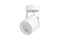 Biele stropné a nástenné bodové svietidlo GU10 do domácnosti