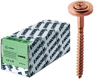 Farmárske skrutky PZ A2, medené, 4,5x35mm, 100 ks Farmárske skrutky PZ A2, medené, 4,5x35mm, 100 ks