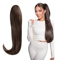 Chvost s klipom, 70 cm, MEGA HRUBÁ pracka #6 hnedá Chvost s klipom, 70 cm, MEGA HRUBÁ pracka #6 hnedá