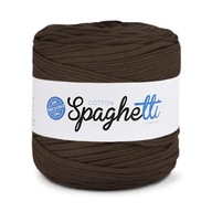 Tričko Yarn Cotton Spaghetti / tmavo hnedé Tričko Yarn Cotton Spaghetti / tmavo hnedé