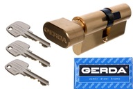 DVEROVÁ VLOŽKA GERDA s gombíkom 50G/30, 3 kľúče DVEROVÁ VLOŽKA GERDA s gombíkom 50G/30, 3 kľúče