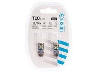 VISION W5W T10 LED CANBUS ŽIAROVKY 12/24V 18x SMD 2016 SUPER JASNÉ DIÓDY VISION W5W T10 LED CANBUS ŽIAROVKY 12/24V 18x SMD 2016 SUPER JASNÉ DIÓDY