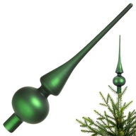 Sklenený topper na vianočný stromček Matt Green - 26 cm Sklenený topper na vianočný stromček Matt Green - 26 cm