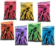 Farebný HOLI POWDER Festivalový mix farieb, bezpečný, umývateľný, 70 g x 7 ks Farebný HOLI POWDER Festivalový mix farieb, bezpečný, umývateľný, 70 g x 7 ks