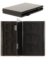Puzdro s organizérom pamäťových kariet 5 SD+10 MICRO METAL Puzdro s organizérom pamäťových kariet 5 SD+10 MICRO METAL