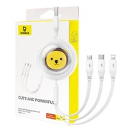 BASEUS SILNÝ NABÍJACÍ KÁBEL 3V1 USB TO USB-C MICRO USB LIGHTNING 3,5A 1,1M BASEUS SILNÝ NABÍJACÍ KÁBEL 3V1 USB TO USB-C MICRO USB LIGHTNING 3,5A 1,1M