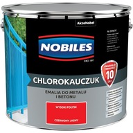 Nobiles Chlorokaruczuk email na kov a betón Bright Red 10l Nobiles Chlorokaruczuk email na kov a betón Bright Red 10l