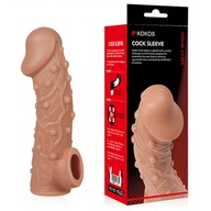 Krúžok na semenníky s rukávom na penis Krúžok na semenníky s rukávom na penis