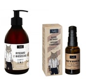 LAQ RYSZARD ŠAMPÓN SET 300ml + OLEJ 30ml LAQ RYSZARD ŠAMPÓN SET 300ml + OLEJ 30ml