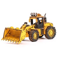MONTÁŽ BULLDOZEROVÉHO RÝPADLA MODELU PUZZLE 3D DREVO MONTÁŽ BULLDOZEROVÉHO RÝPADLA MODELU PUZZLE 3D DREVO