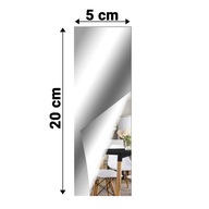 Podlhovasté dekoračné akrylové zrkadlo 20 cm Podlhovasté dekoračné akrylové zrkadlo 20 cm