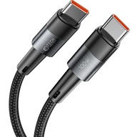 Odolný kábel USB-C/USB-C 25 cm Tech-Protect rýchly 5A 100W PD pre notebook Odolný kábel USB-C/USB-C 25 cm Tech-Protect rýchly 5A 100W PD pre notebook