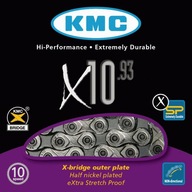 Reťaz KMC X10 93 x 114 šedá krabička Reťaz KMC X10 93 x 114 šedá krabička