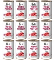 Brit Mono Protein HOVÄDZIE 400 g - 12 ks. Brit Mono Protein HOVÄDZIE 400 g - 12 ks.
