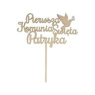 OP302 Prijímací topper s holubicou PERSONALIZÁCIA OP302 Prijímací topper s holubicou PERSONALIZÁCIA