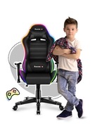 Herná stolička HUZARO RANGER 6.0 RGB Mesh pre deti