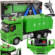 Veľké, diaľkovo ovládané RC smetiarske auto, svetlá, zvuky, otváracie dvere Veľké, diaľkovo ovládané RC smetiarske auto, svetlá, zvuky, otváracie dvere