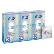 DUREX kondómy 30 Invisible XL veľký SET